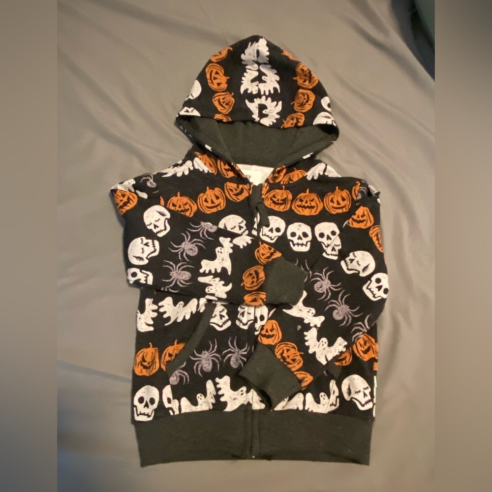 NWOT Little Sleepies Hallows Eve Bamboo Zip Hoodie